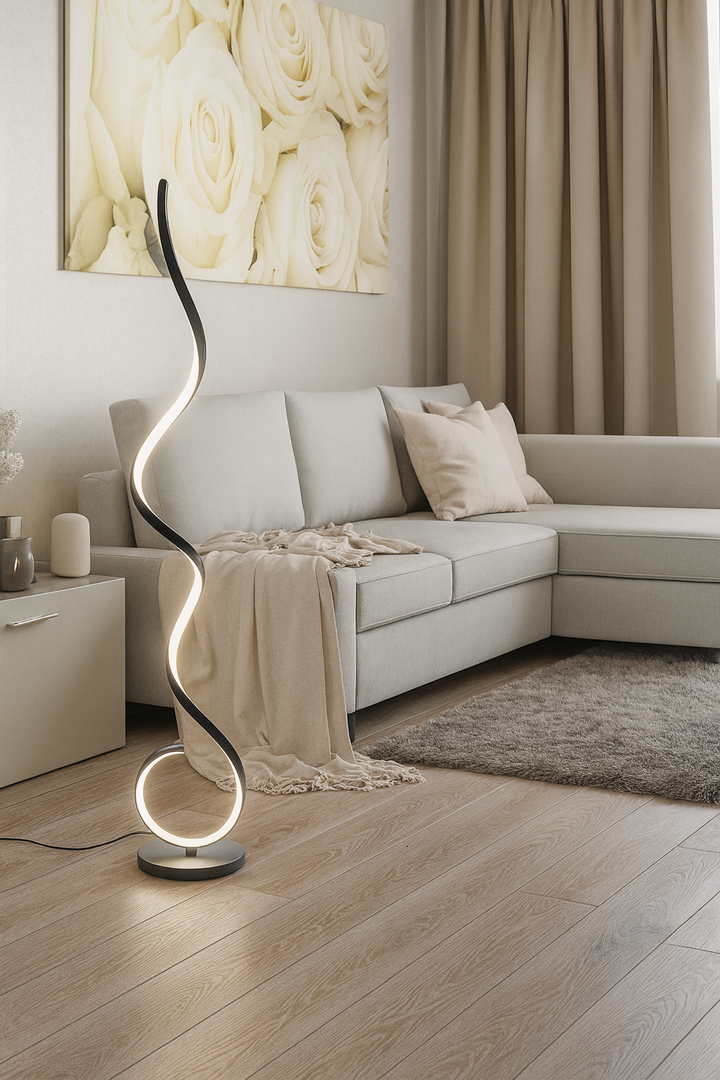 OPHEA | LAMPADAIRE INTELLIGENT SPIRALE